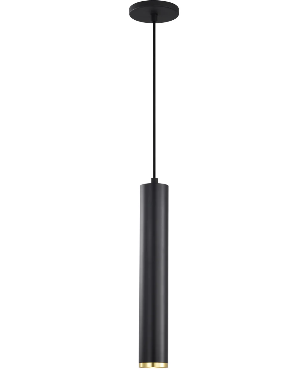 Century  Pendant Matte Black / Brushed Brass - Image 4
