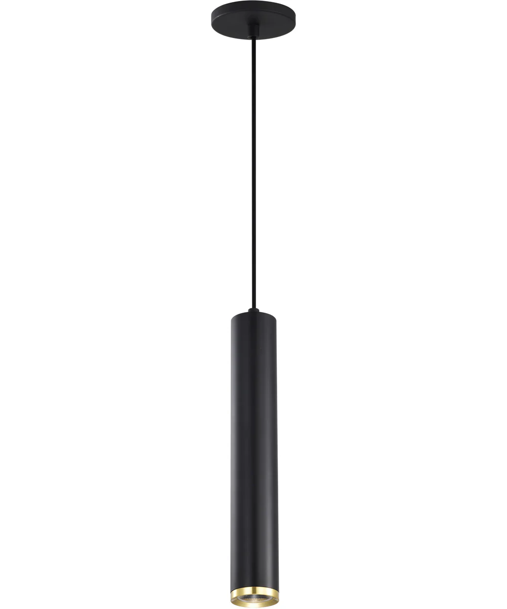 Century  Pendant Matte Black / Brushed Brass - Image 5