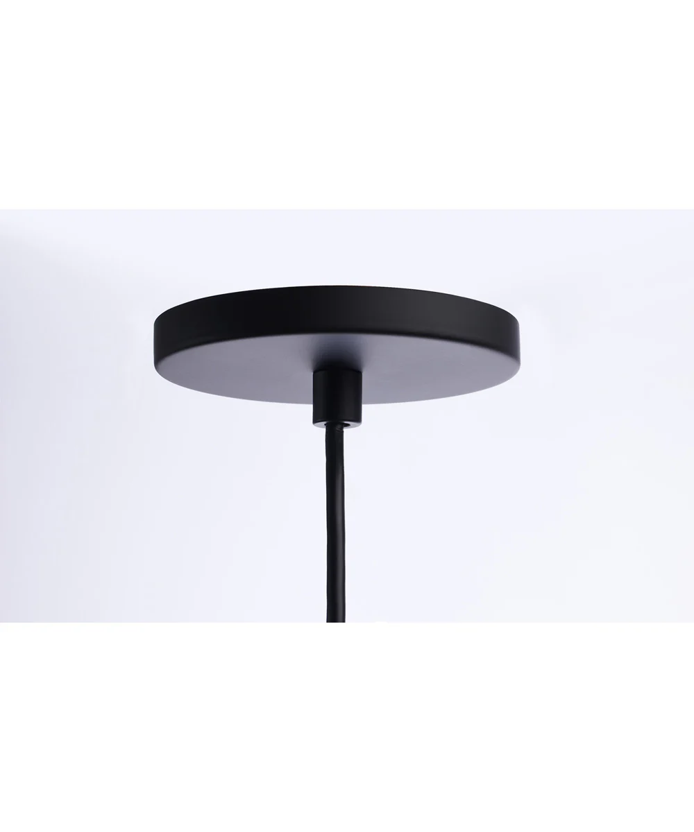 Century  Pendant Matte Black / Brushed Brass - Image 9