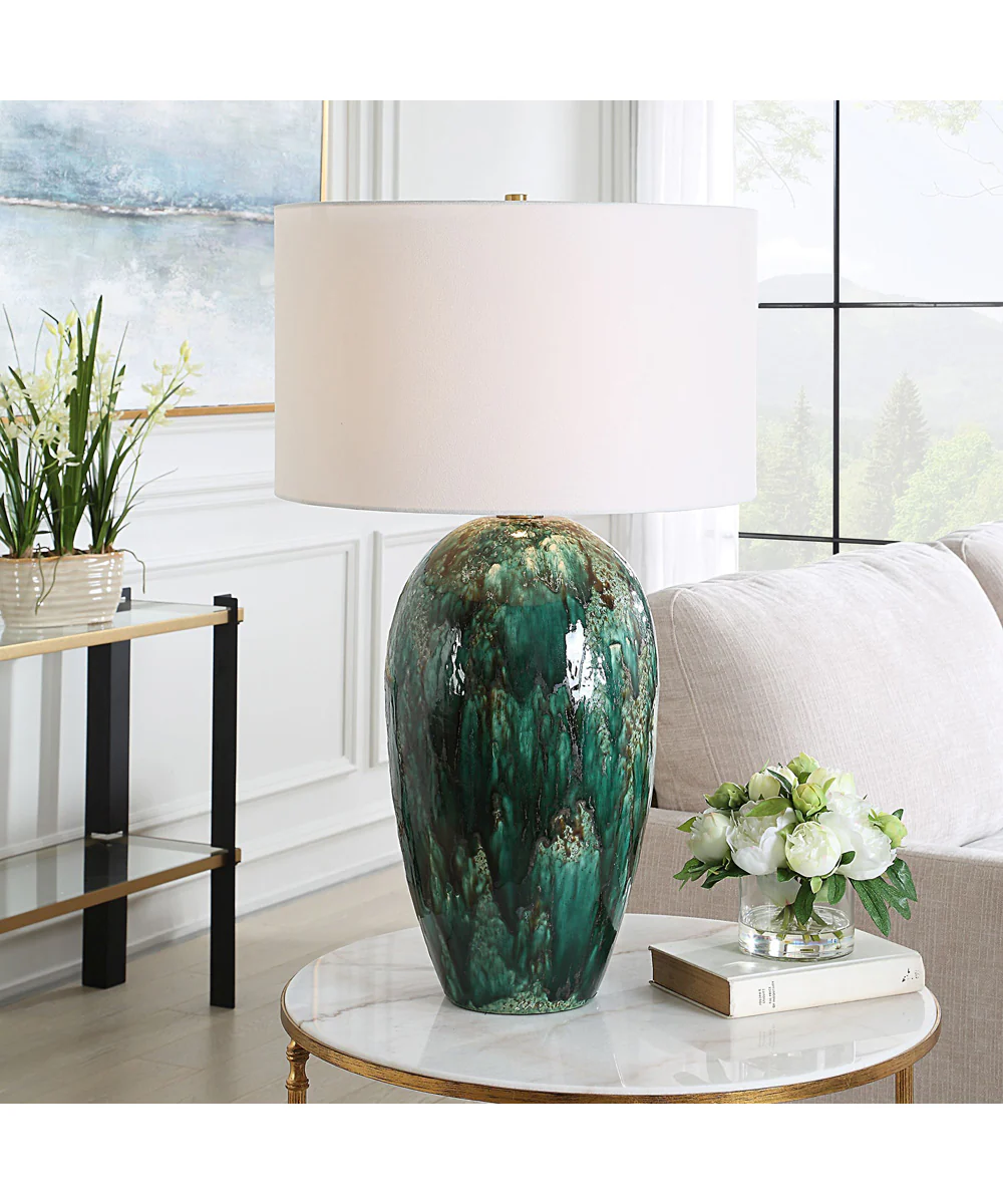 Ceralene Green Table Lamp - Image 2