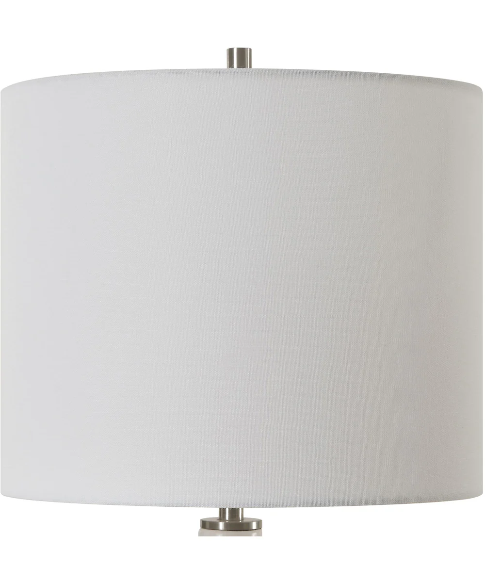 Ceramic Accent Lamp in Matte Black and White - Image 5