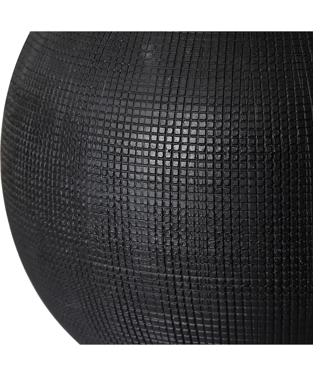 Ceramic Accent Lamp in Matte Black and White - Image 7