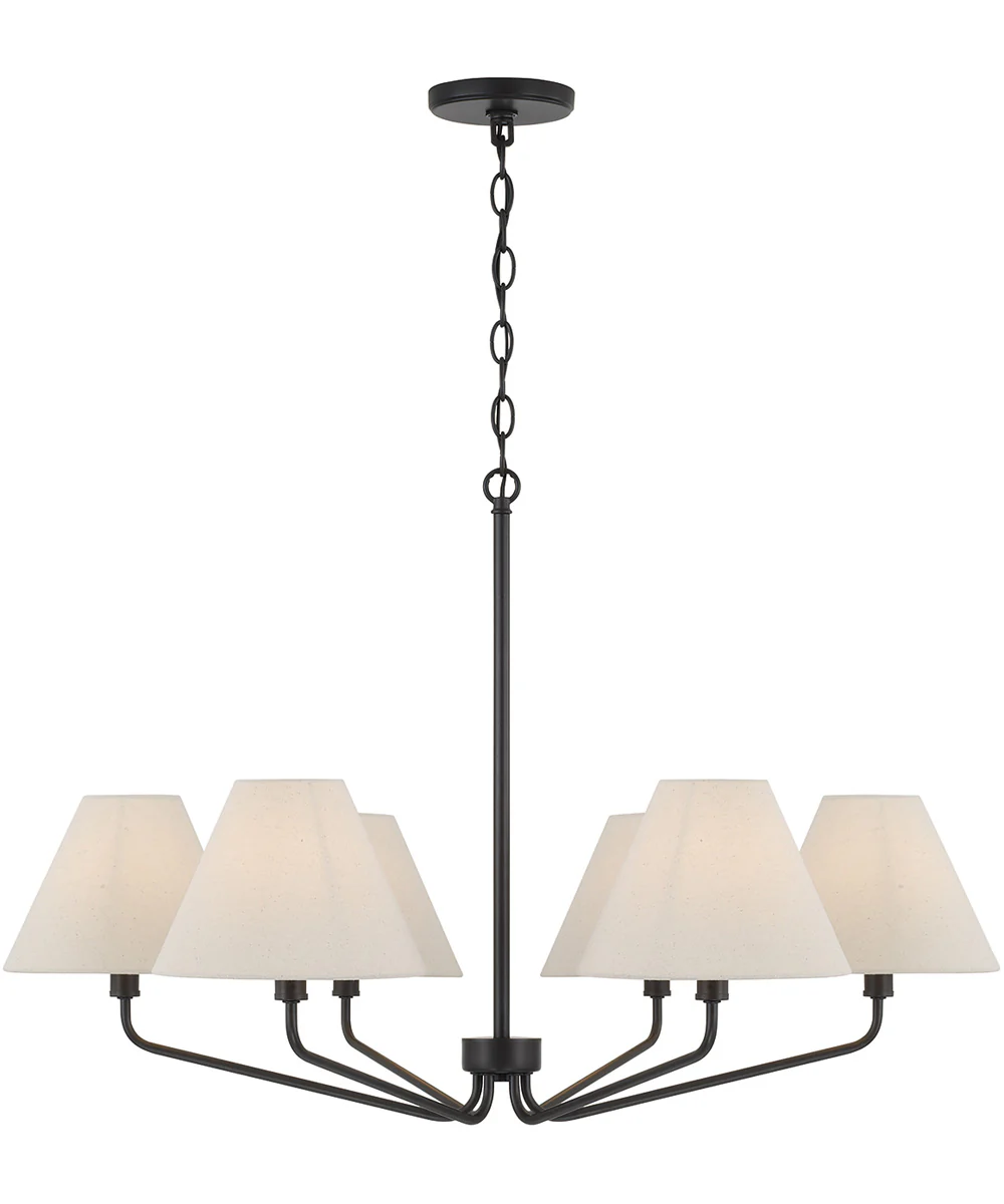 Chadwick 6-Light Chandelier Espresso