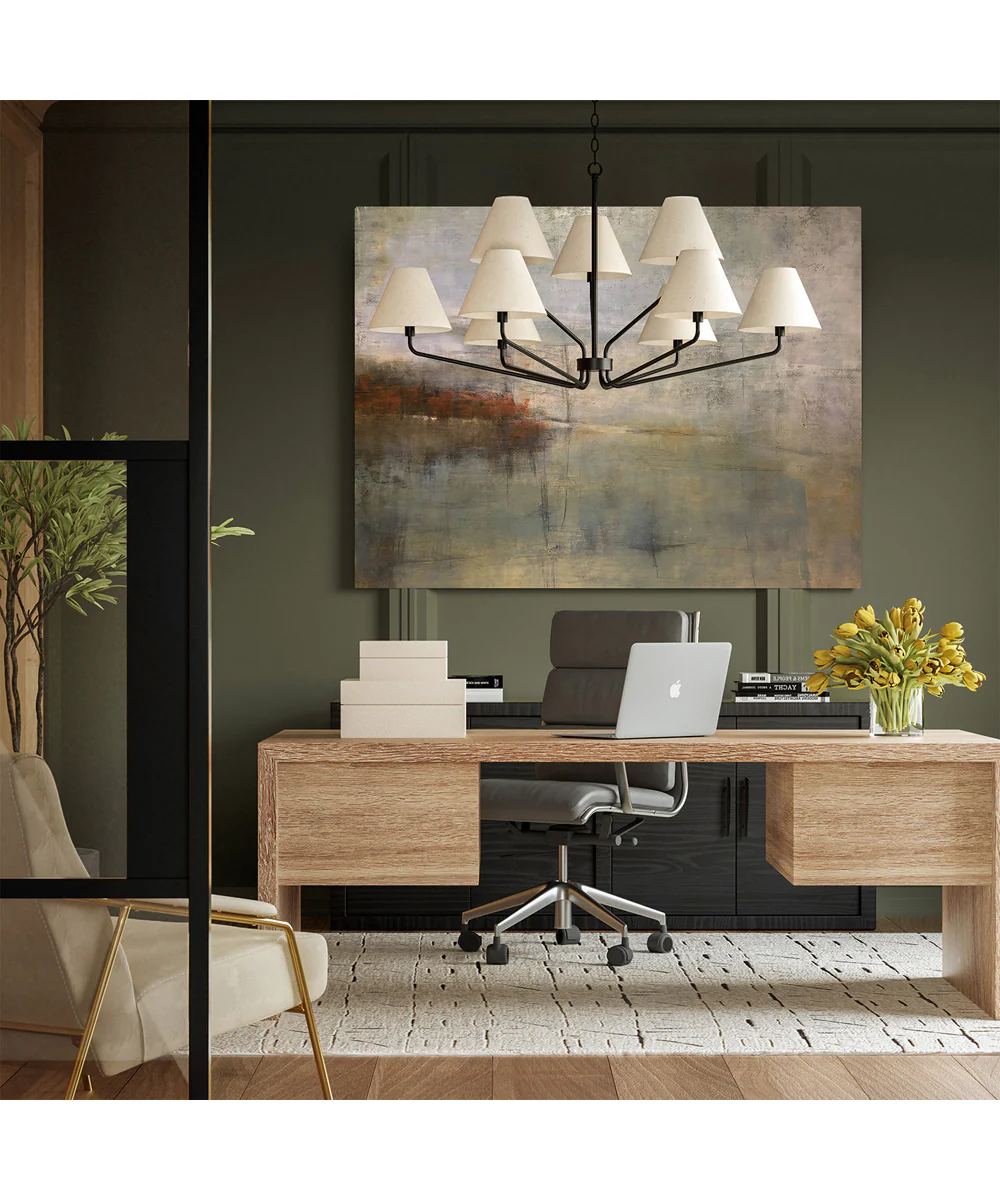 Chadwick 9-Light Chandelier Espresso - Image 2