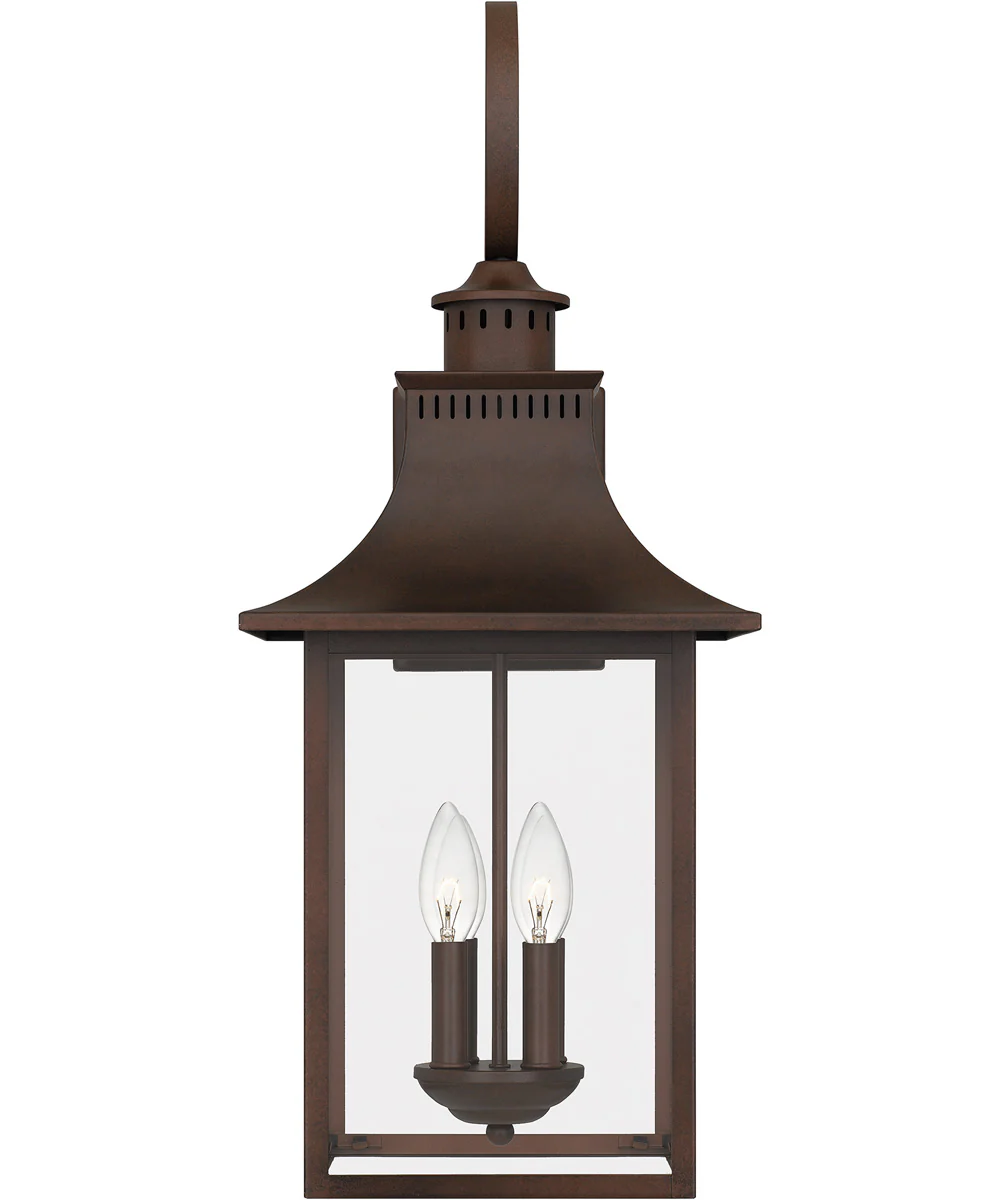 Chancellor Extra Large 4-light Outdoor Wall Light Copper Bronze - Image 4