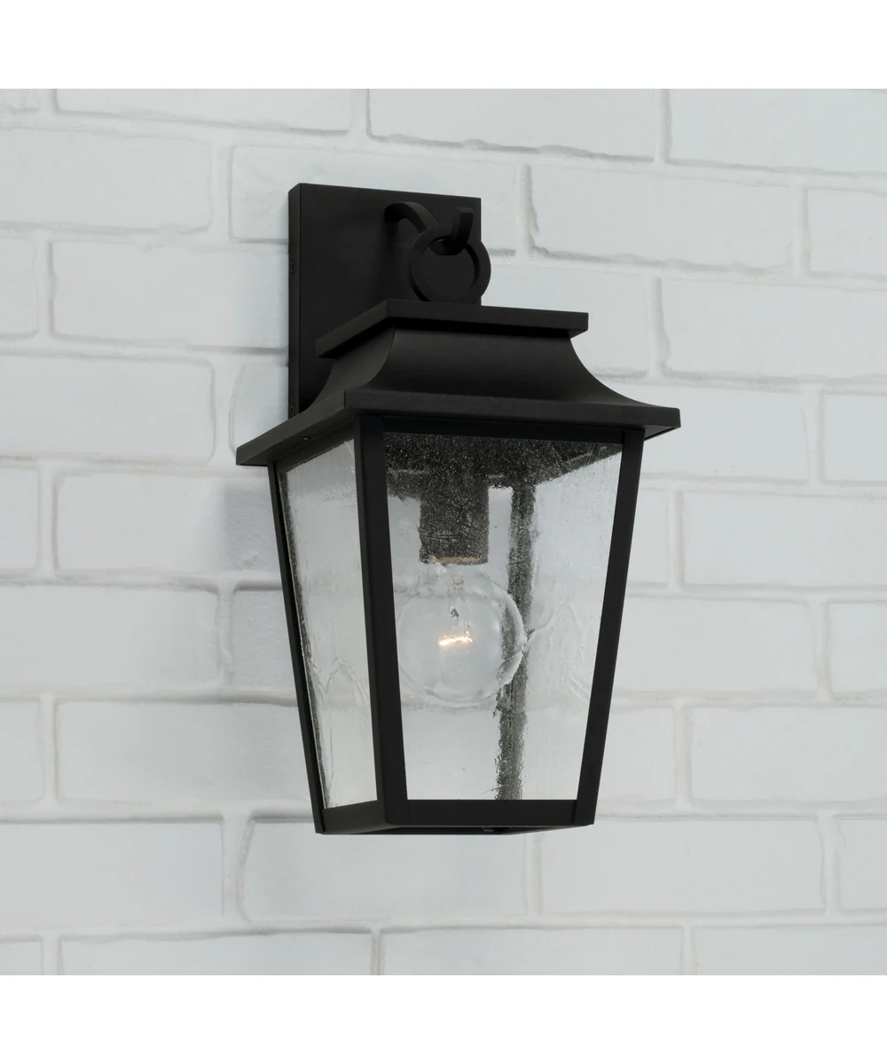 Chandler 1-Light Outdoor Wall-Lantern Black - Image 2