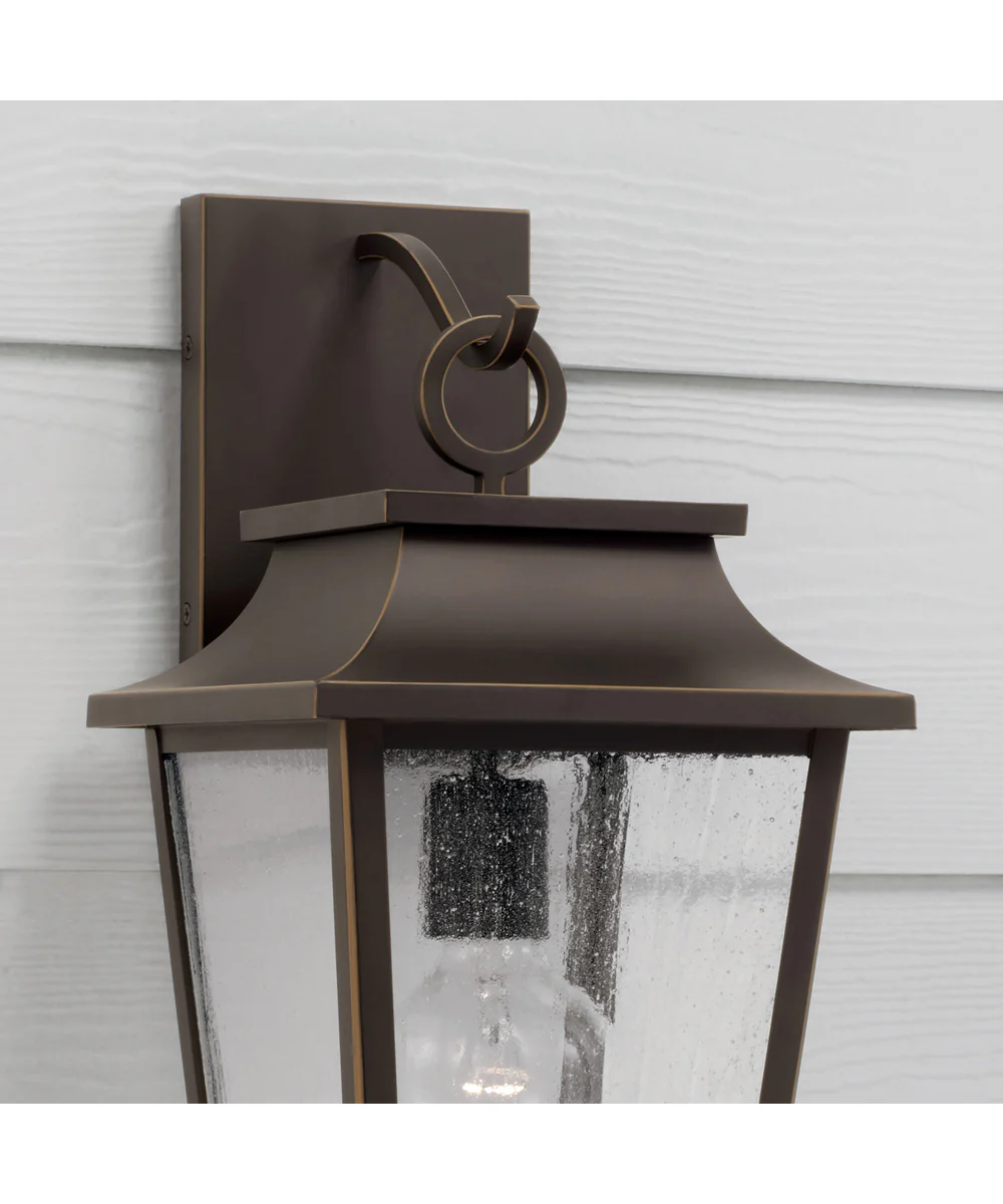 Chandler 1-Light Outdoor Wall-Lantern Oiled Bronze - Image 5