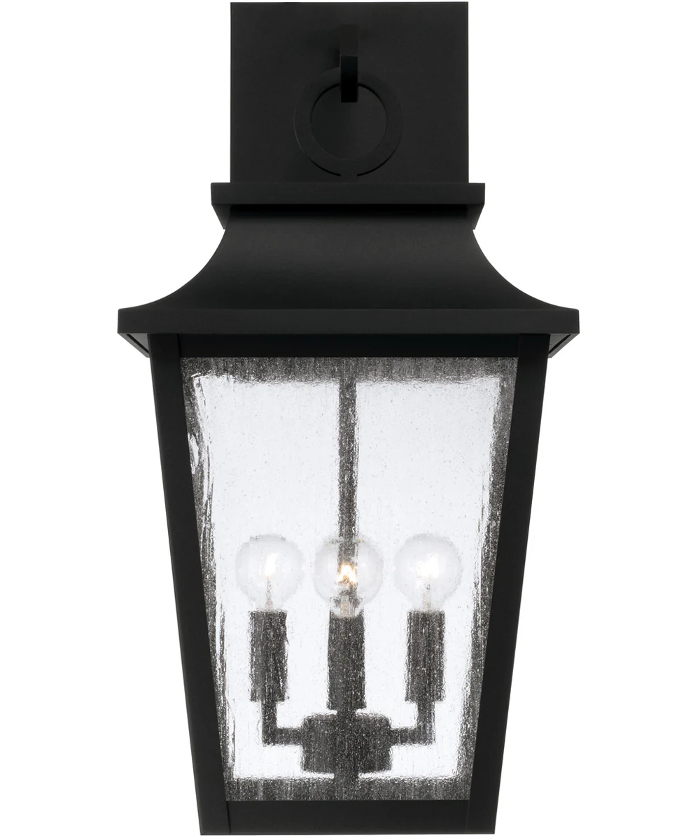 Chandler 4-Light Outdoor Wall-Lantern Black - Image 3
