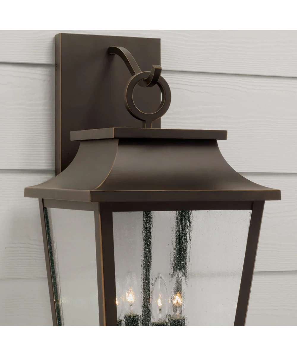 Chandler 4-Light Outdoor Wall-Lantern Oiled Bronze - Image 5