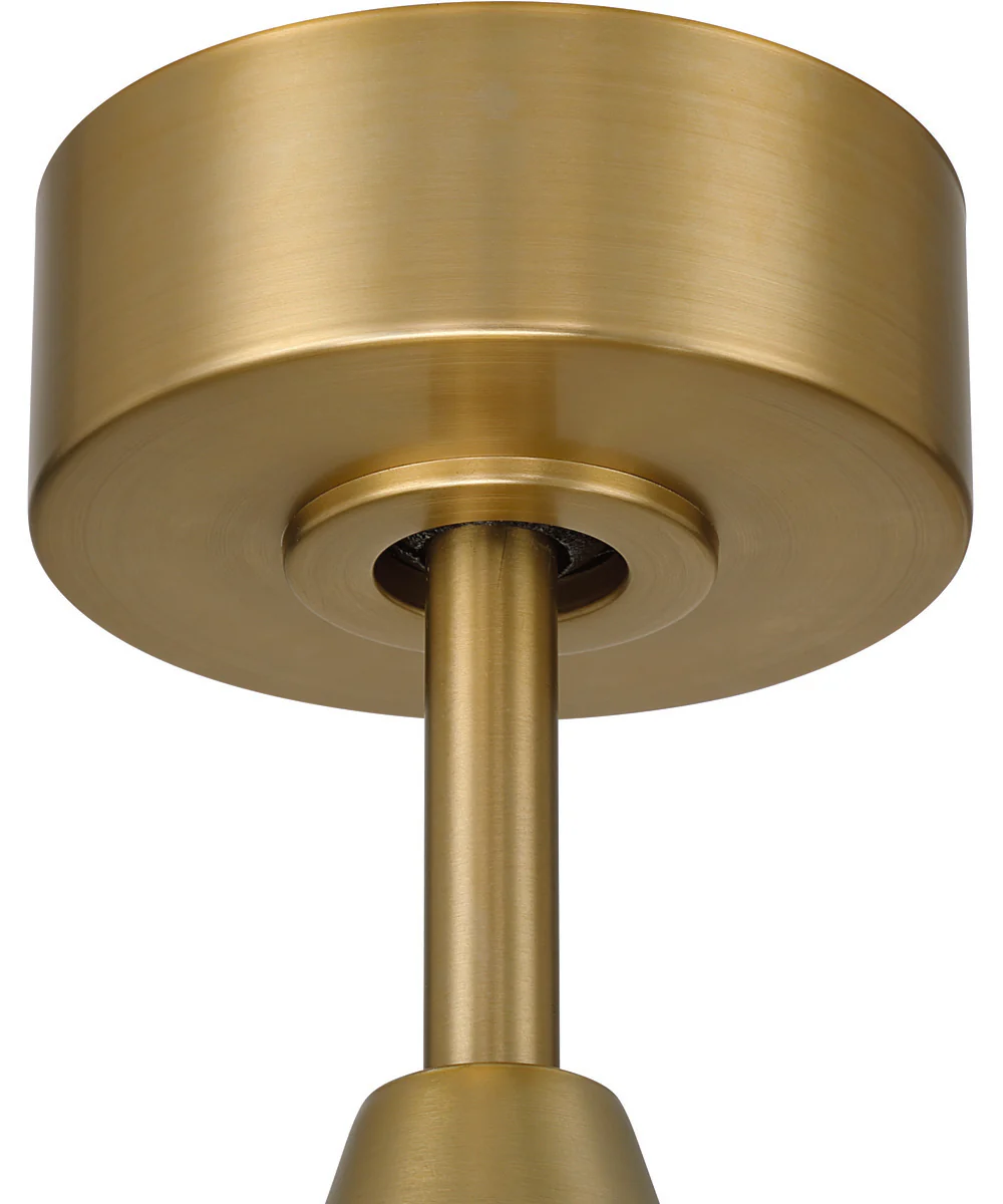 Charming 52" 3-Blade Indoor Ceiling Fan Fan Satin Brass - Image 6