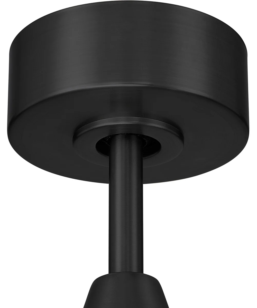 Charming 52" 3-Blade Indoor/Outdoor Damp Rated Ceiling Fan Fan Flat Black - Image 4