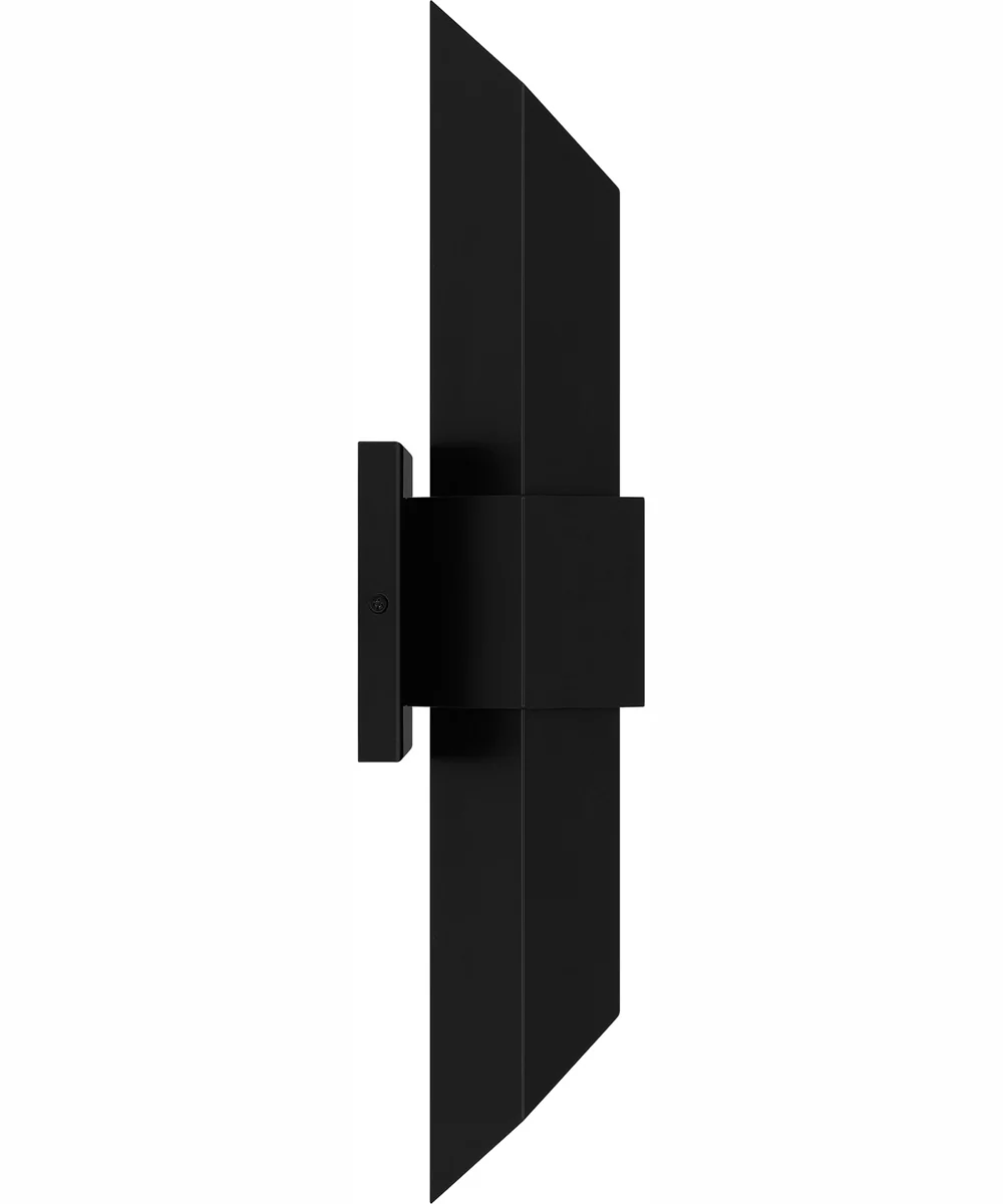 Chasm Large Outdoor Wall Light Gold Coastal Armour Aluminum Matte Black - Image 5