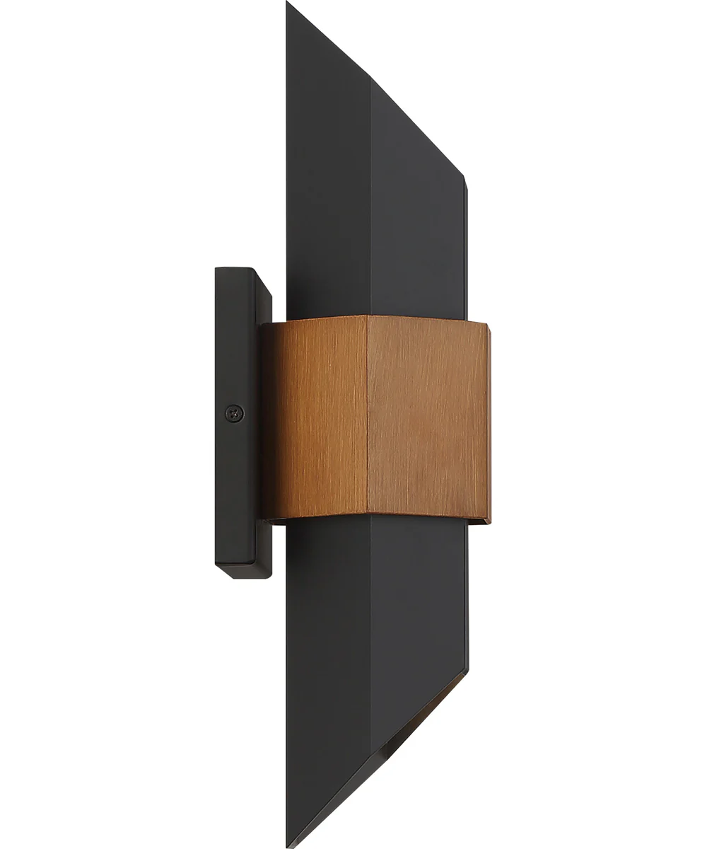 Chasm Medium Outdoor Wall Light  Coastal Armour Aluminum Matte Black - Image 5