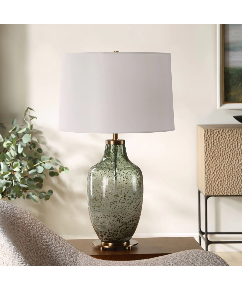 Chianti Olive Glass Table Lamp - Image 3
