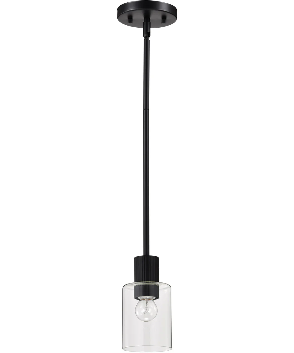 Clarksville 1-Light Pendant Matte Black