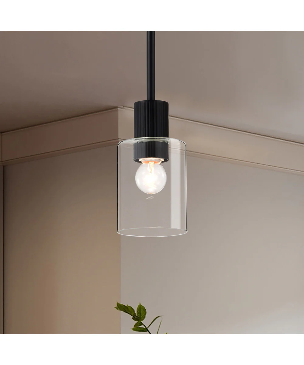 Clarksville 1-Light Pendant Matte Black - Image 3
