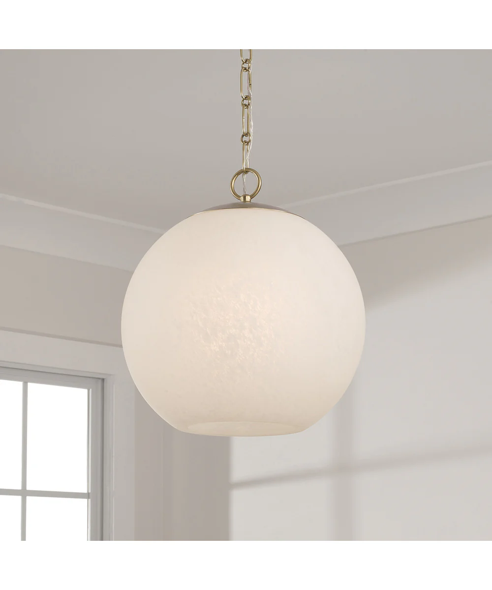 Cleo 1-Light Pendant Matte Brass - Image 3