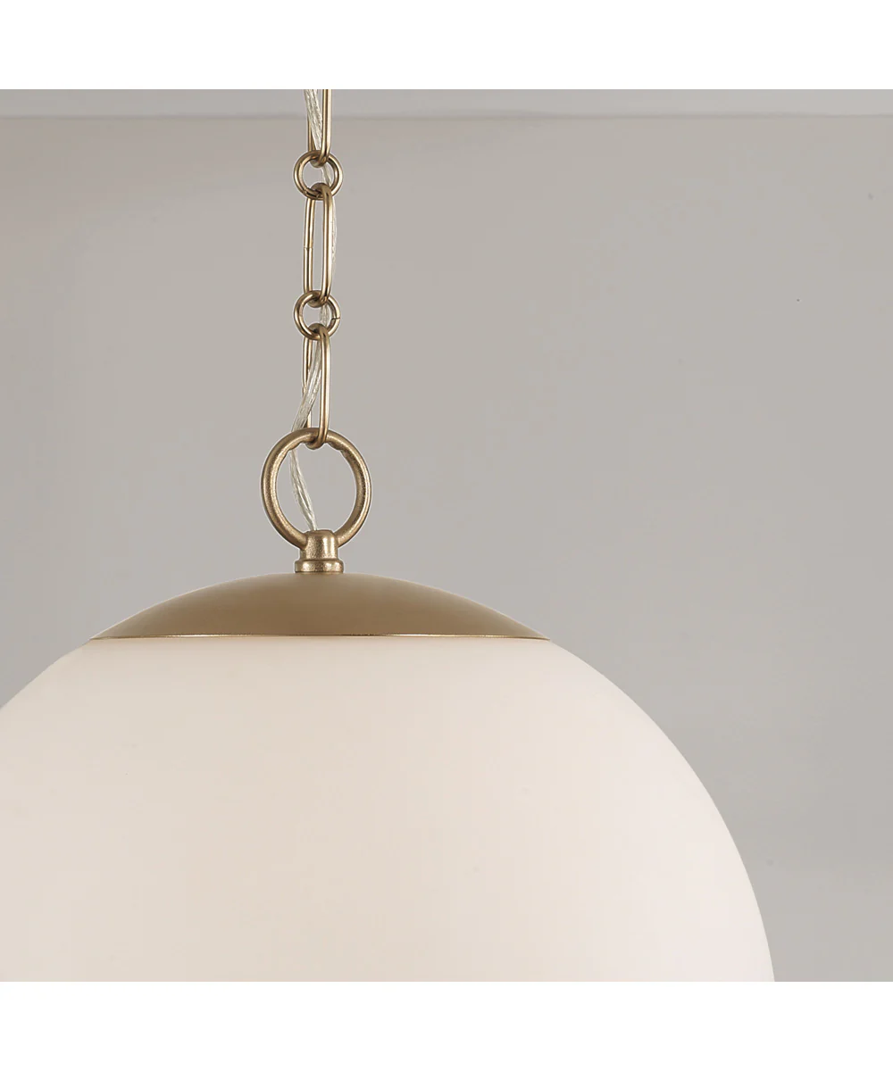 Cleo 1-Light Pendant Matte Brass - Image 3