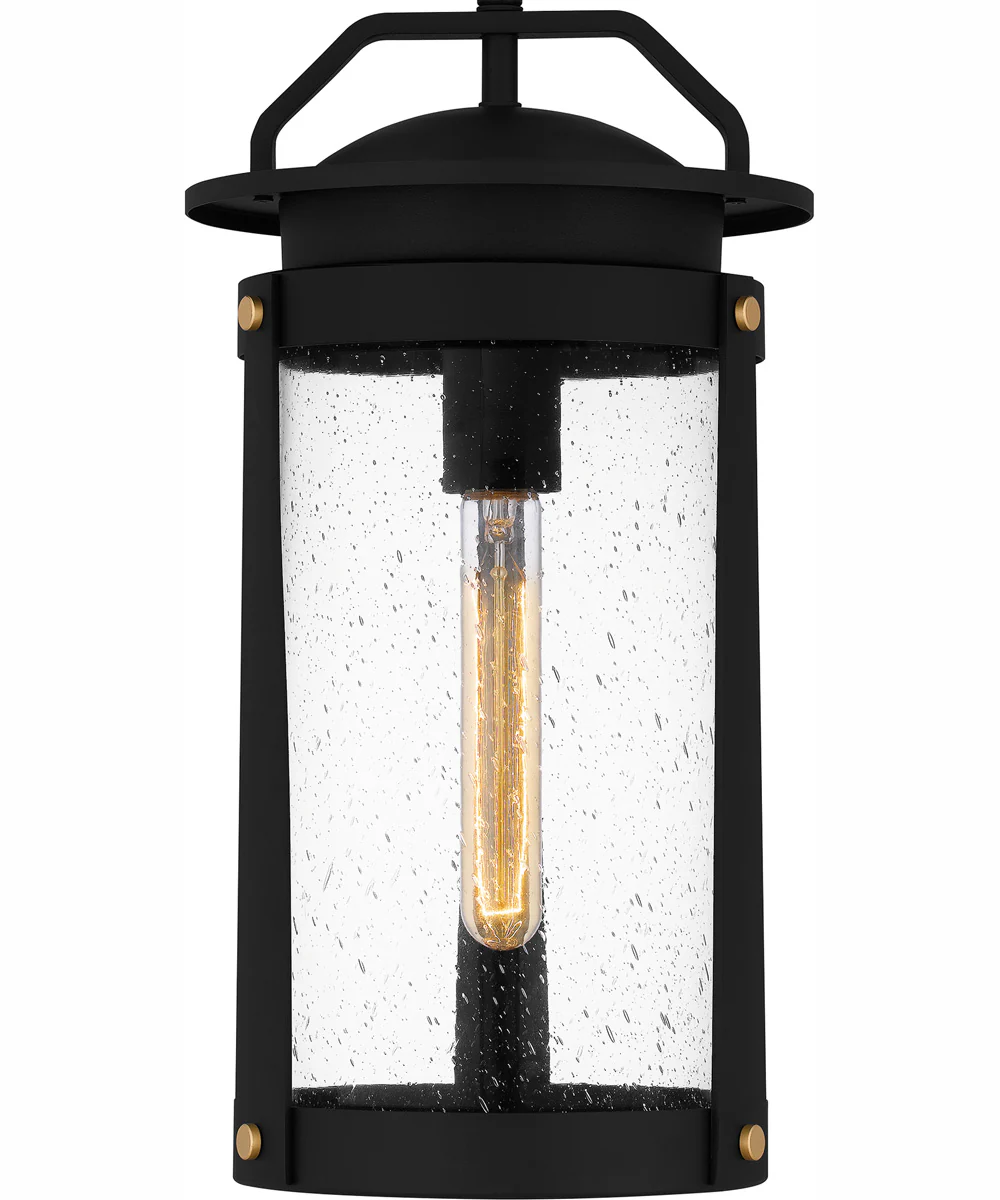 Clifton Large 1-light Outdoor Pendant Light  Coastal Armour Aluminum Earth Black - Image 6