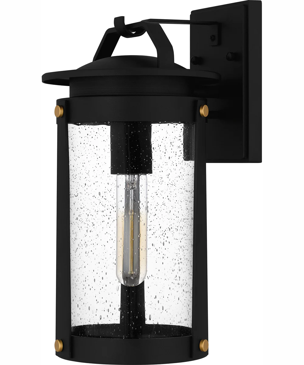 Clifton Medium 1-light Outdoor Wall Light Coastal Armour Aluminum Earth Black - Image 3