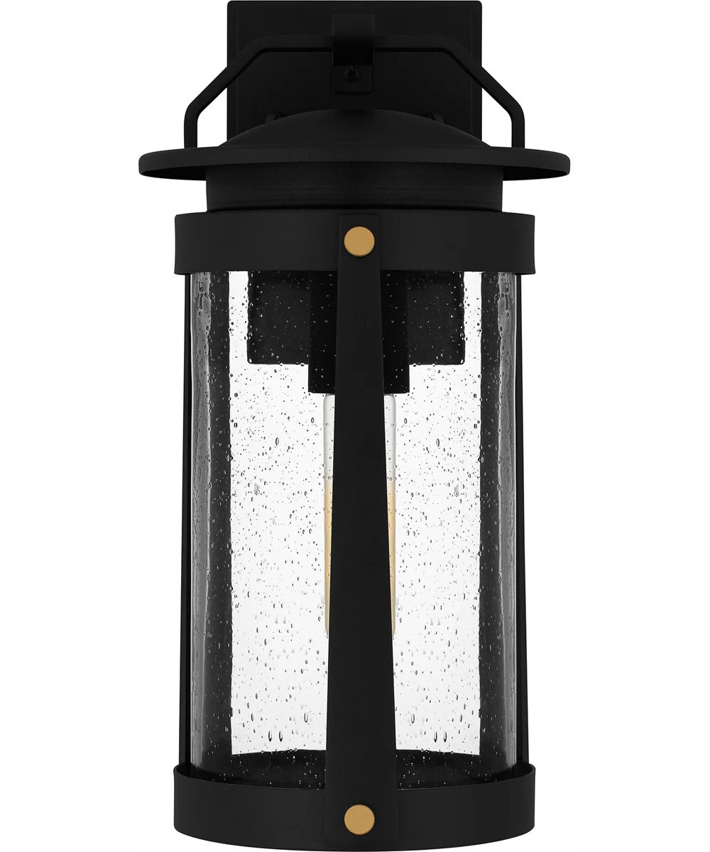 Clifton Medium 1-light Outdoor Wall Light Coastal Armour Aluminum Earth Black - Image 4