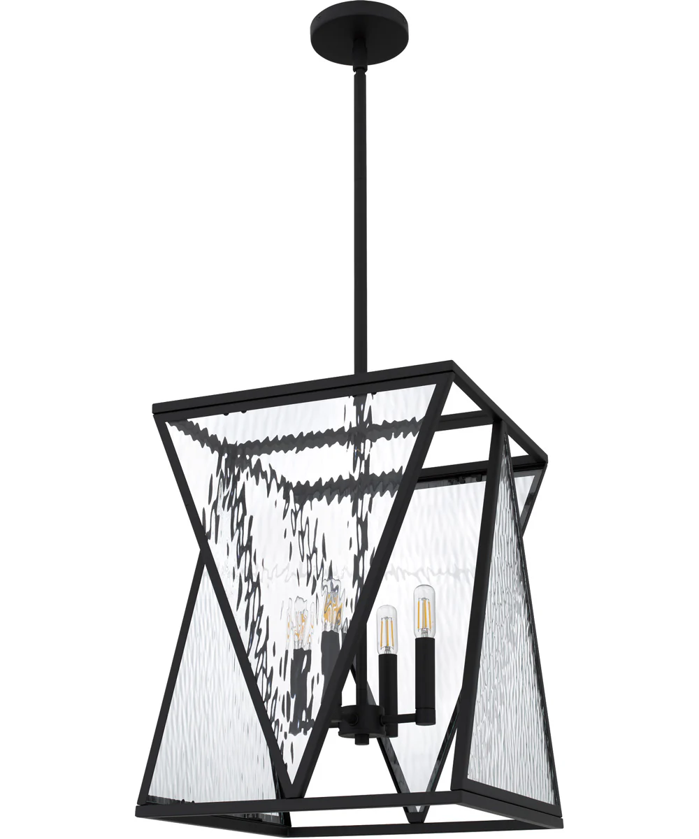 Clovis 4-light Pendant Matte Black - Image 5