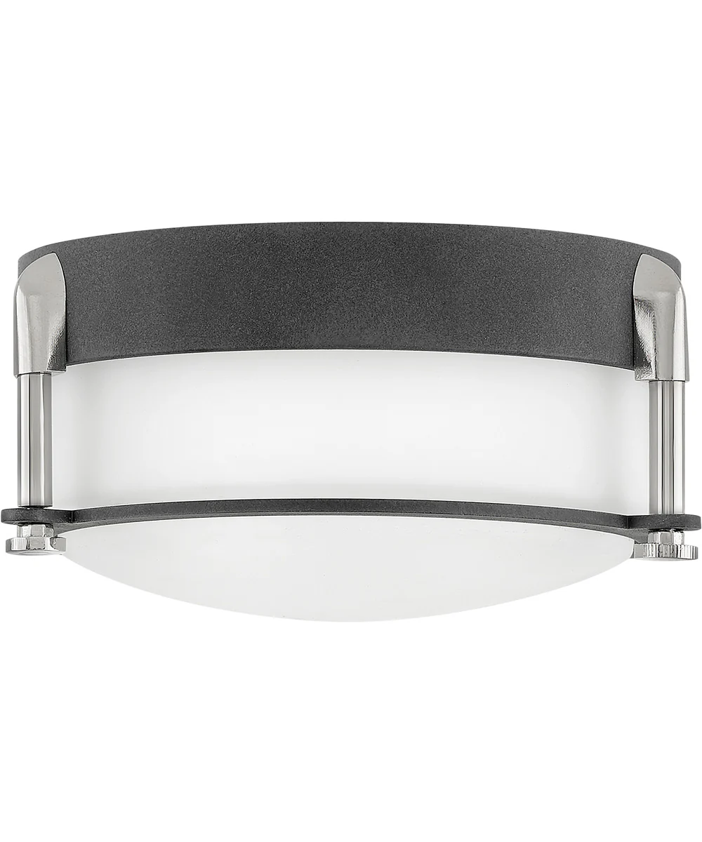 Colbin LED-Light Small Flush Mount in Aged Zinc