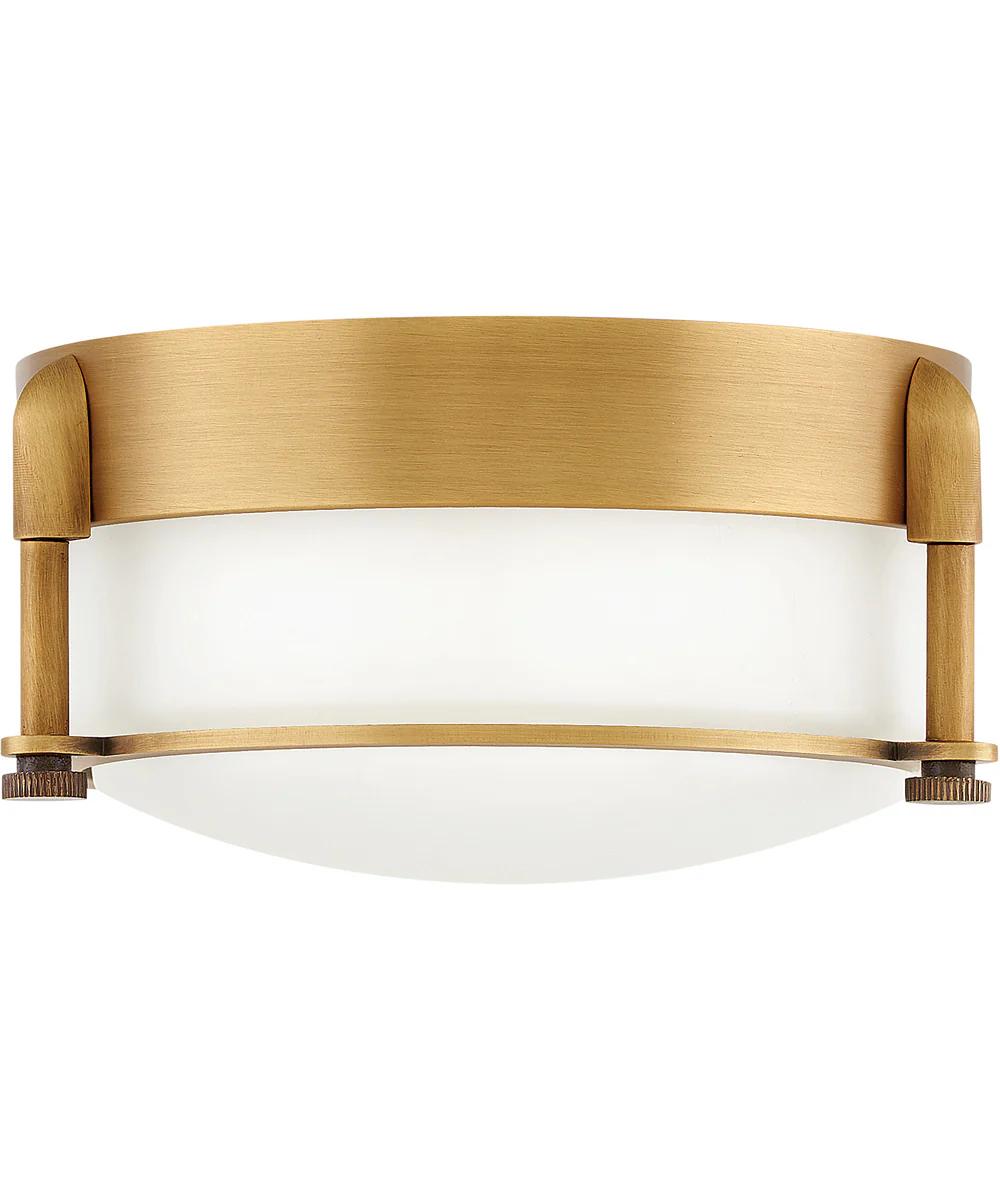 Colbin LED-Light Small Flush Mount in Heritage Brass