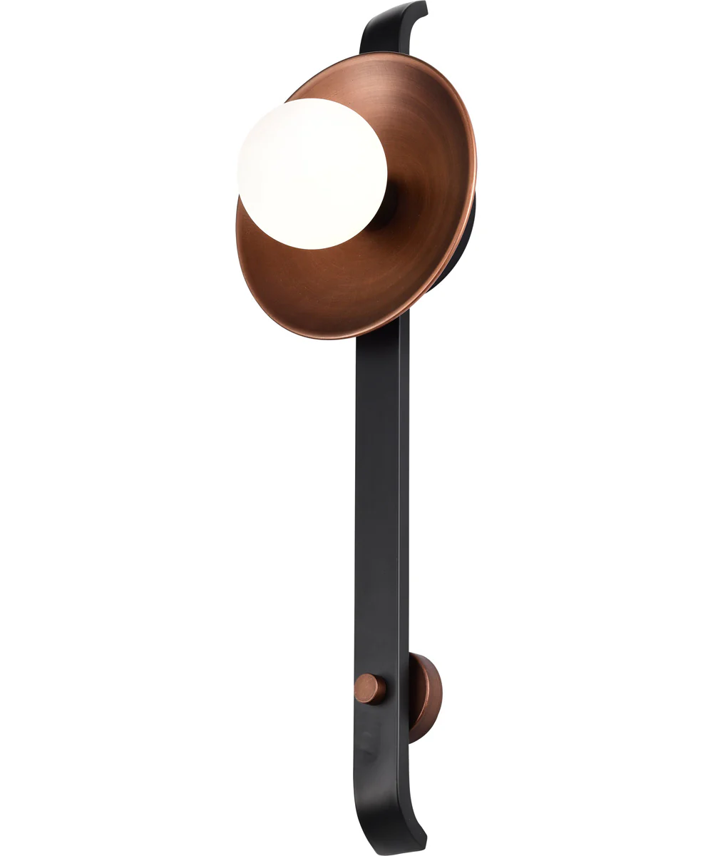 Colby 1-Light Vanity & Wall Matte Black - Image 4