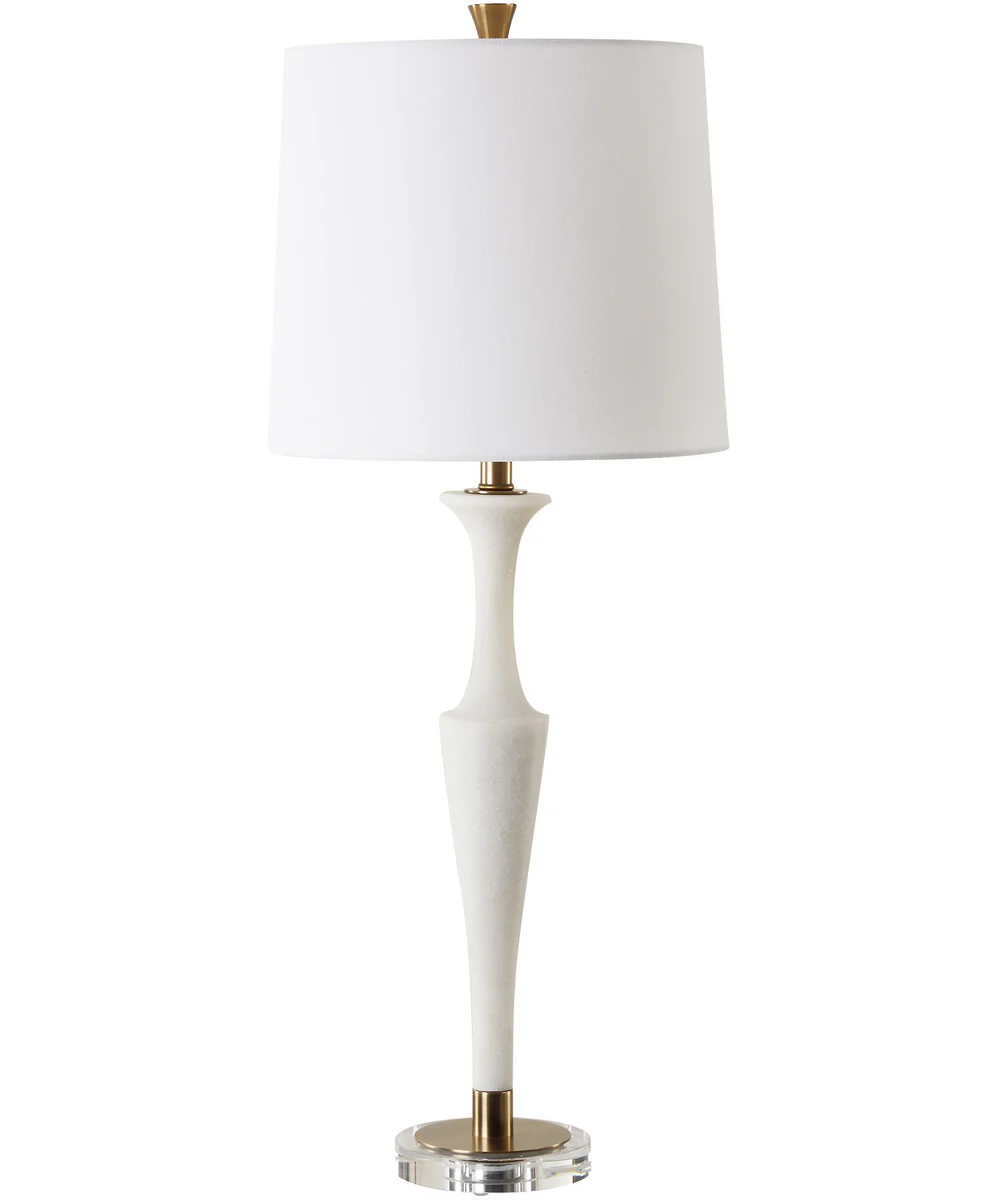 Colette White Stone Table Lamp - Image 4