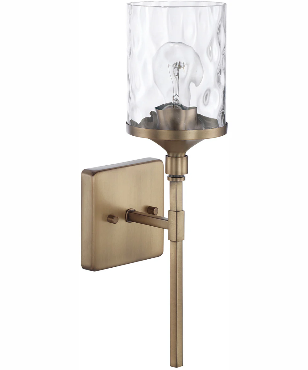 Colton 1-Light Sconce Aged Brass
