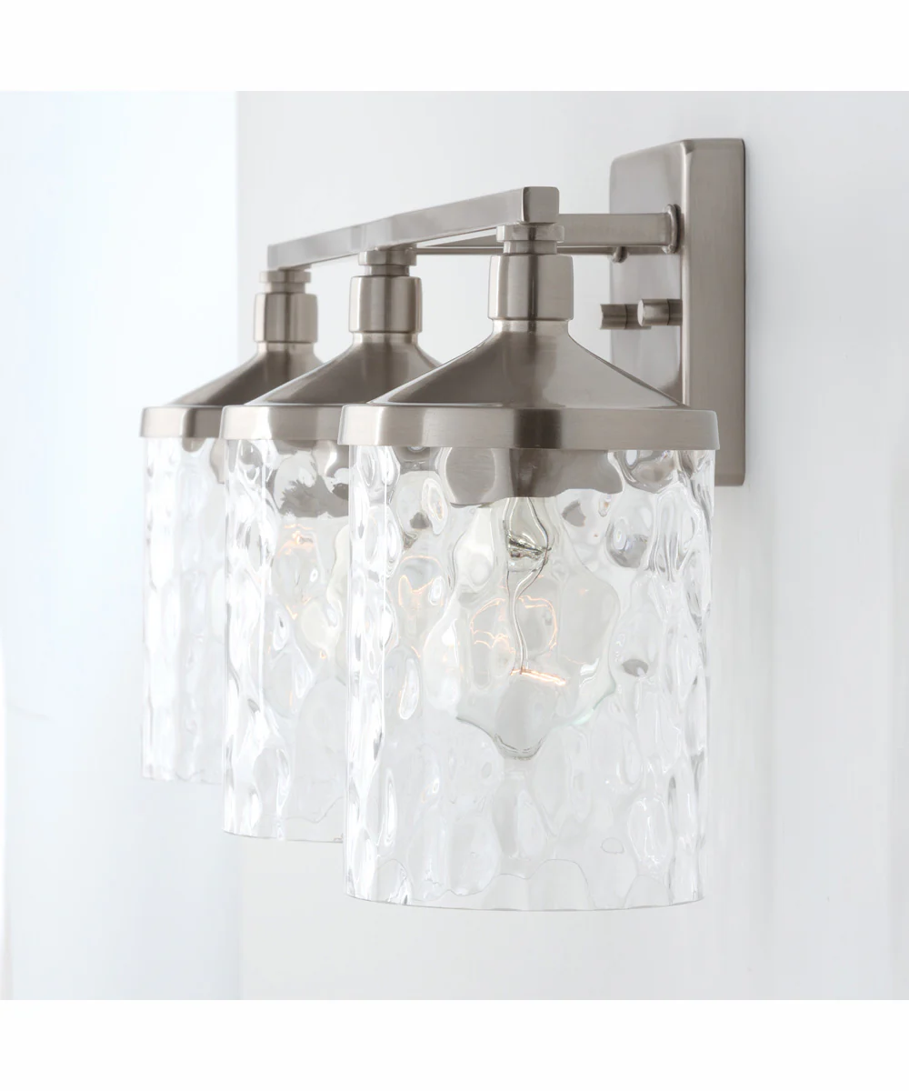 Colton 3-Light Vanity Brushed Nickel - Image 4