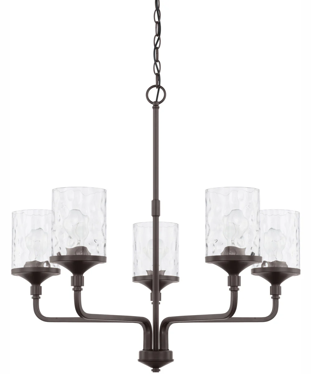 Colton 5-Light Chandelier Bronze