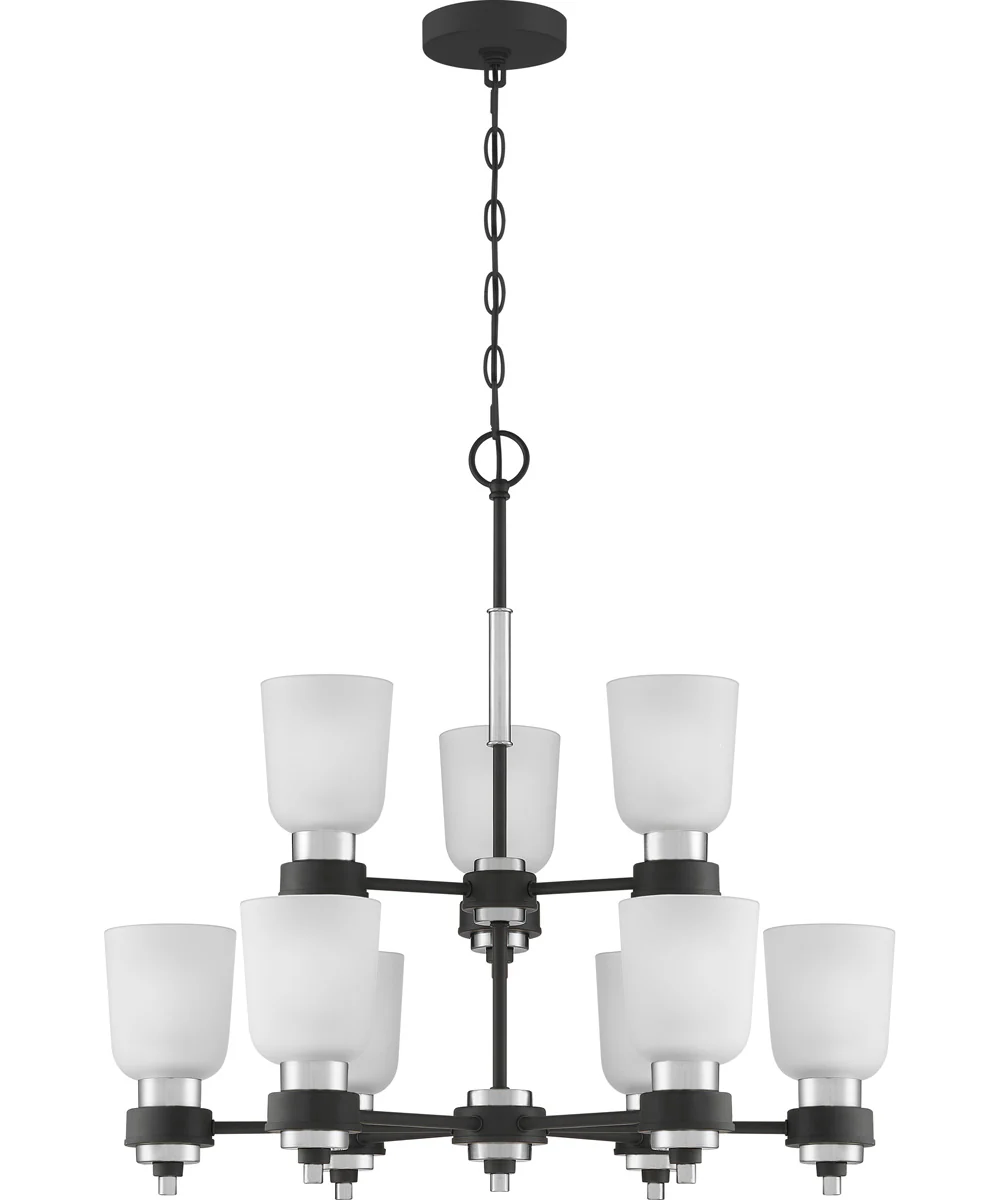 Conrad 9-light Chandelier Brushed Nickel - Image 3