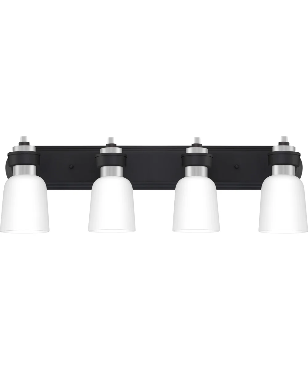 Conrad Extra Large 4-light Bath Light Brushed Nickel