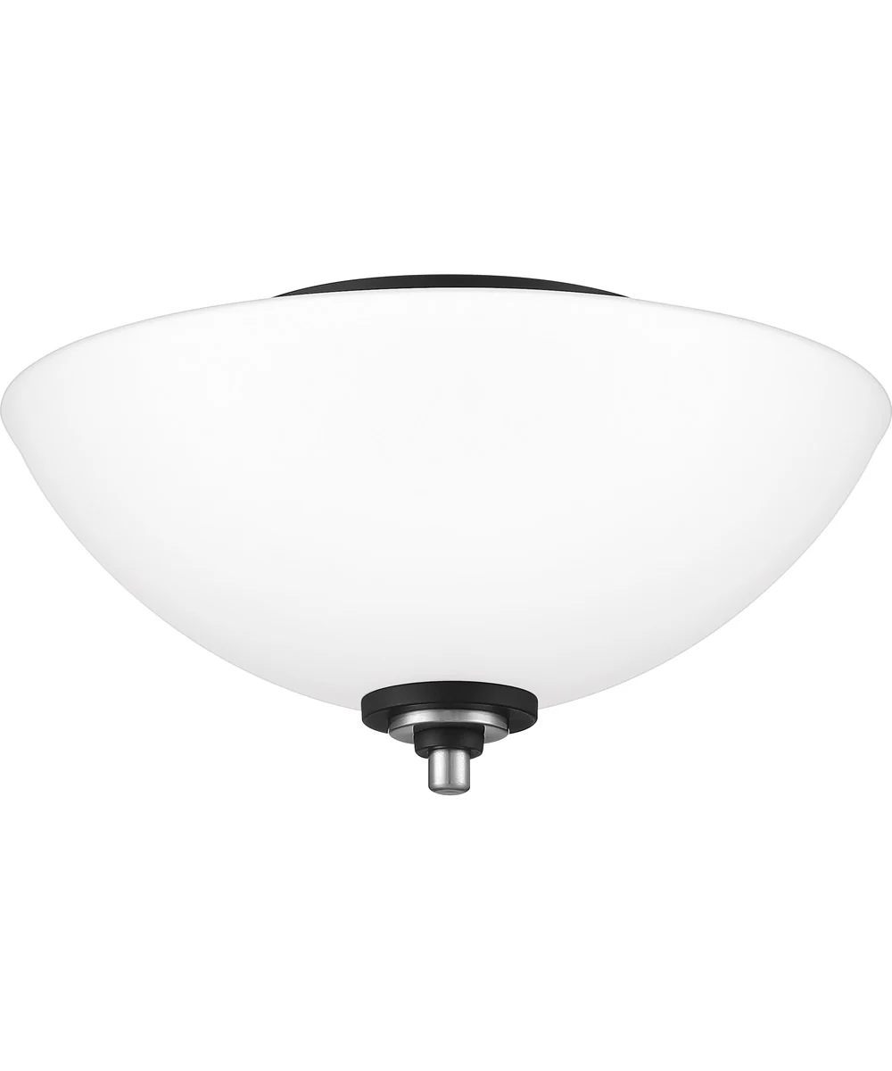 Conrad Medium 2-light Flush Mount Brushed Nickel - Image 4