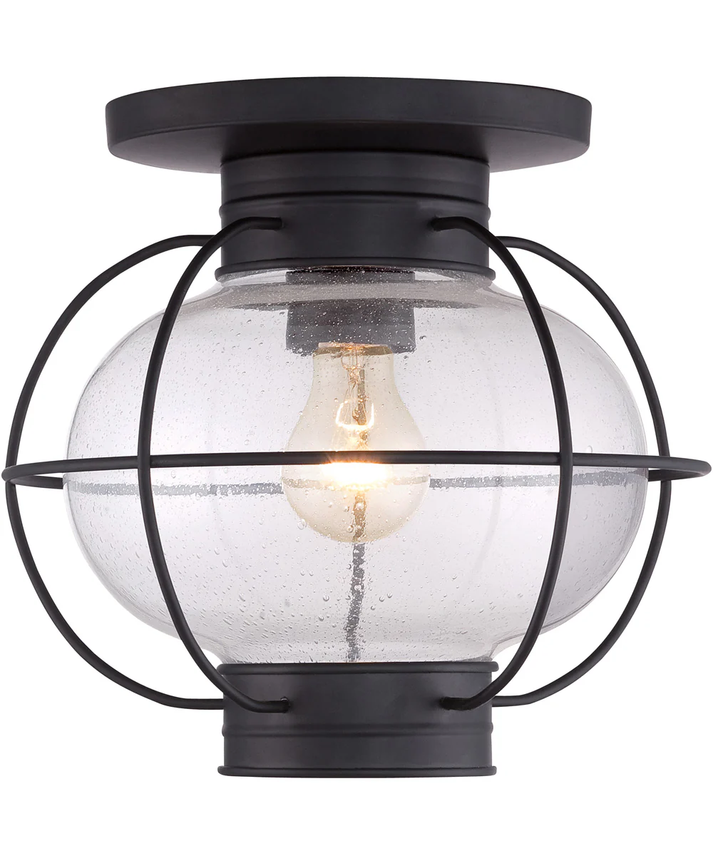 Cooper Medium 1-light Outdoor Ceiling Light Mystic Black - Image 4