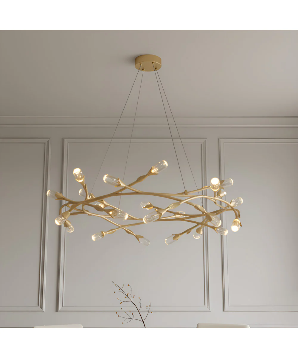Cora Pendant Gold Leaf - Image 2