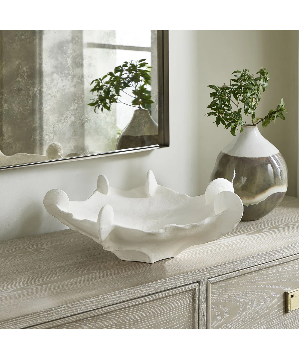 Coral Mirage White Outdoor Bowl - Image 3
