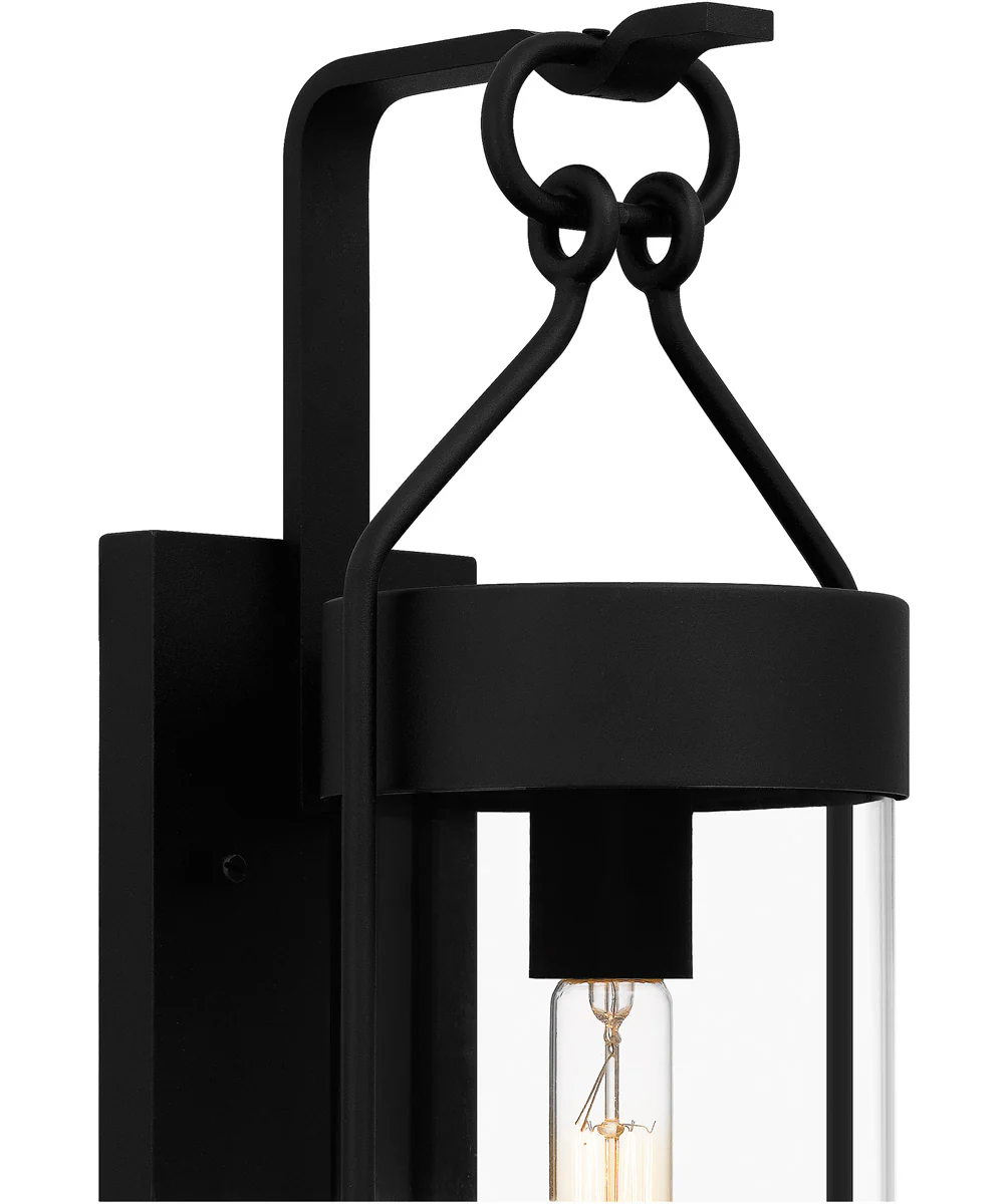 Corbin Medium 1-light Outdoor Wall Light Coastal Armour Aluminum Earth Black - Image 6