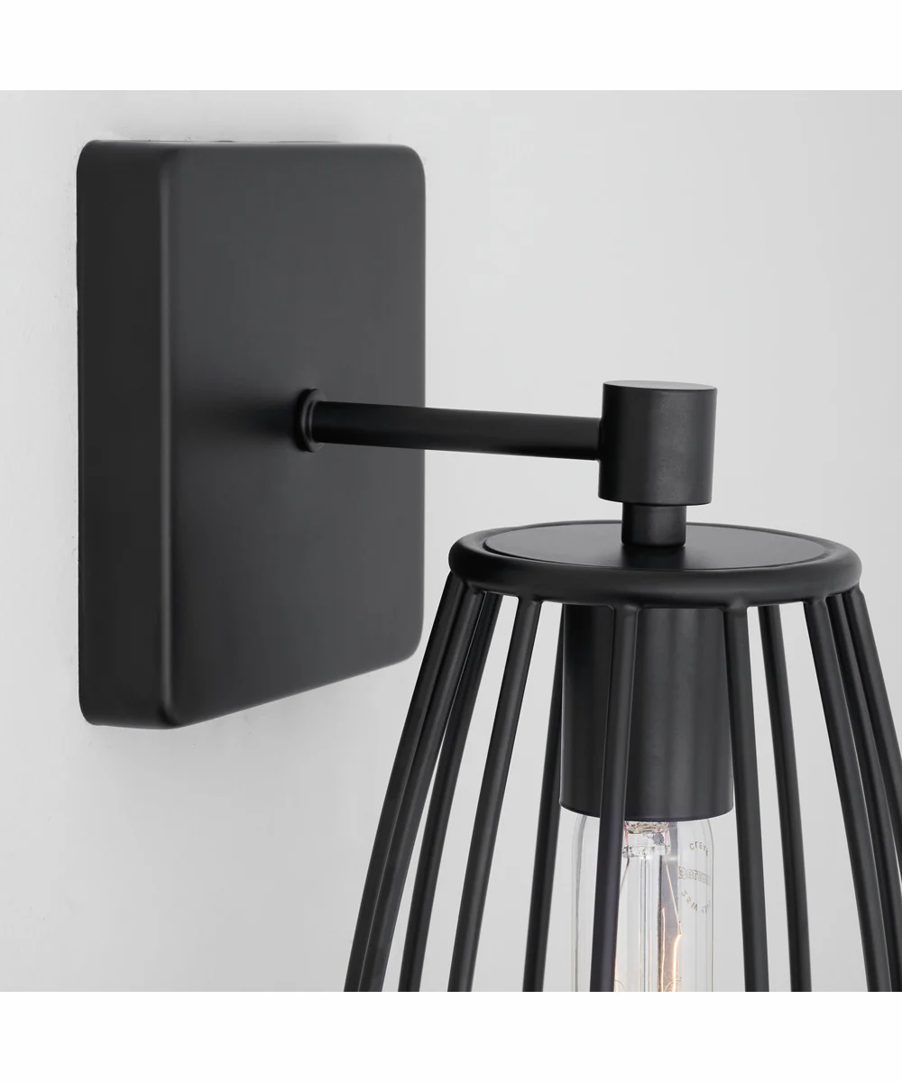 Corey 1-Light Sconce Matte Black - Image 2