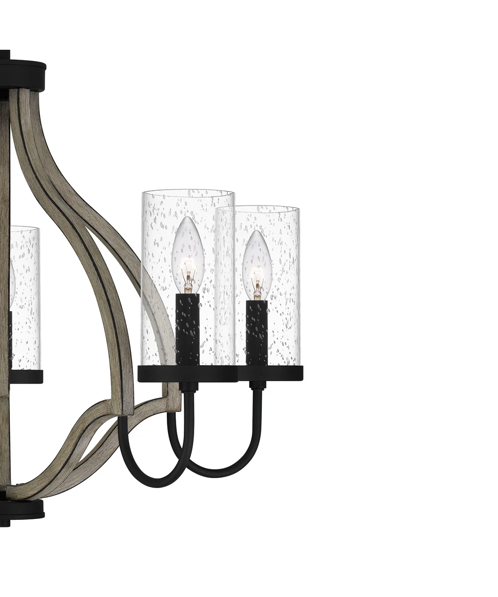 Cornelia 5-light Chandelier Matte Black - Image 5