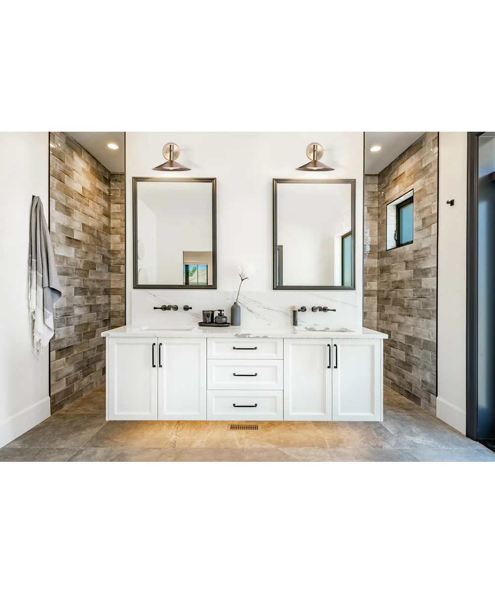 Corrine Vanity & Wall Burnished Brass - Image 2