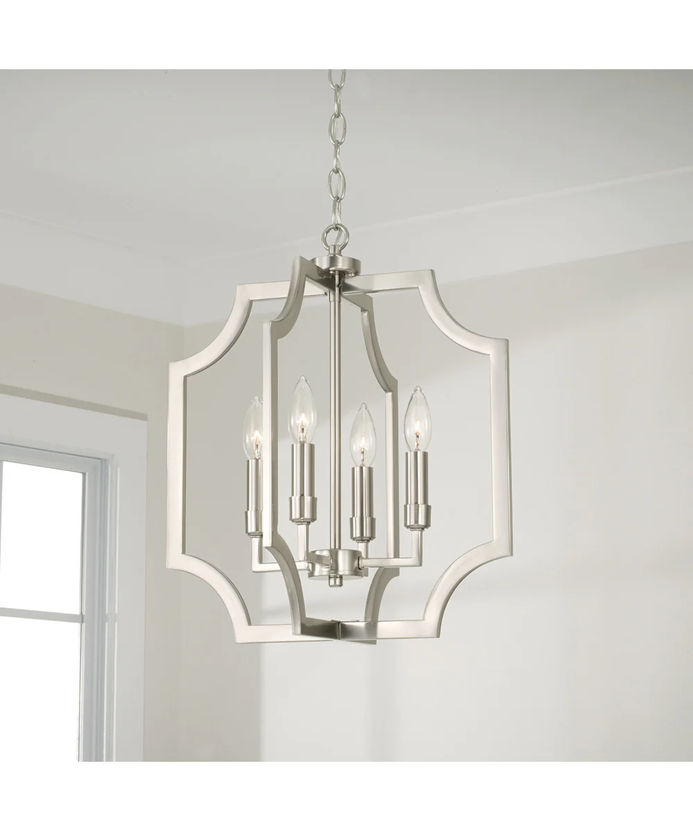 Courtney 4-Light Foyer Brushed Nickel - Image 3