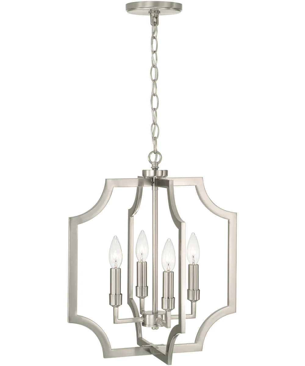 Courtney 4-Light Foyer Brushed Nickel - Image 4