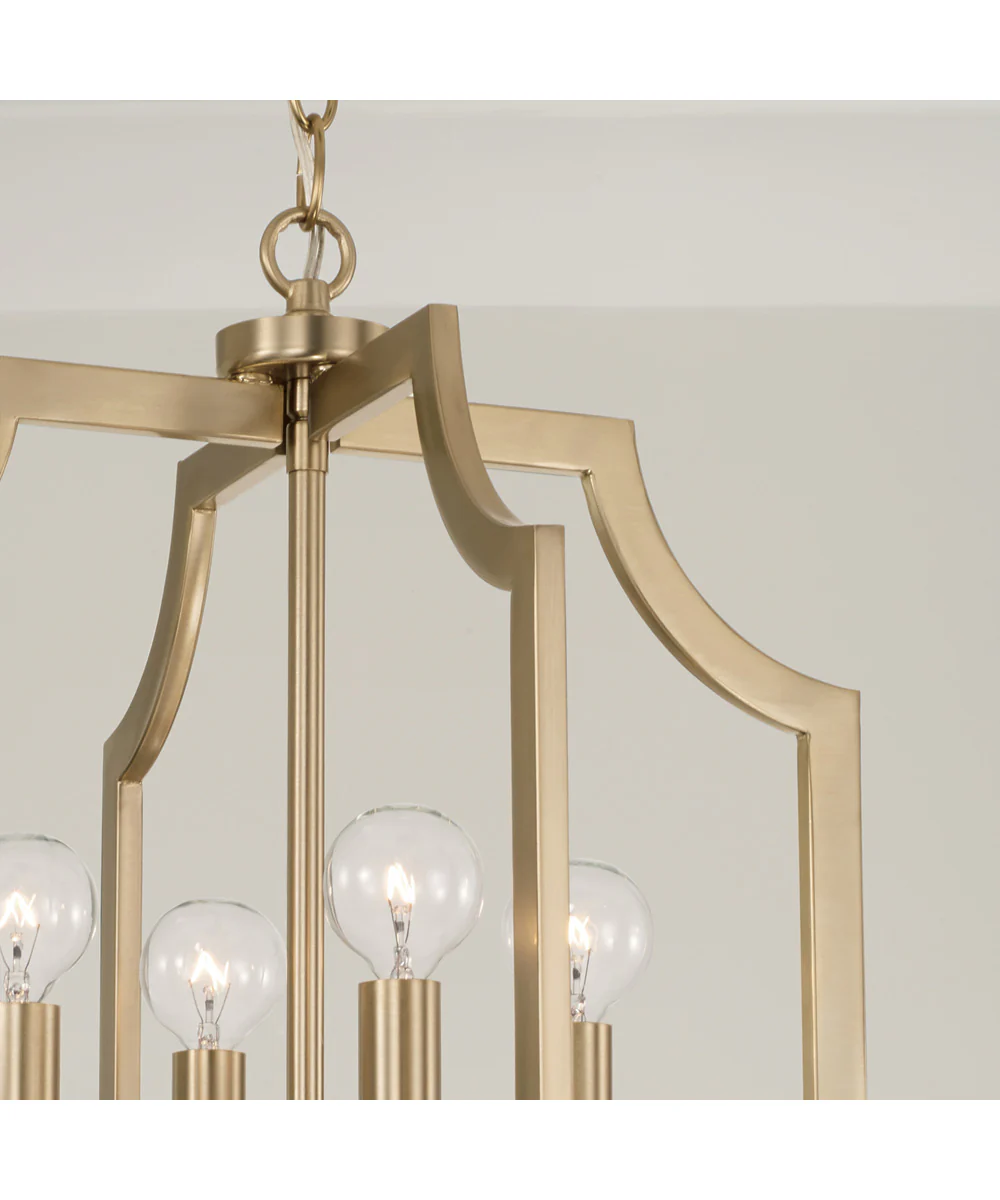 Courtney 4-Light Foyer Matte Brass - Image 5