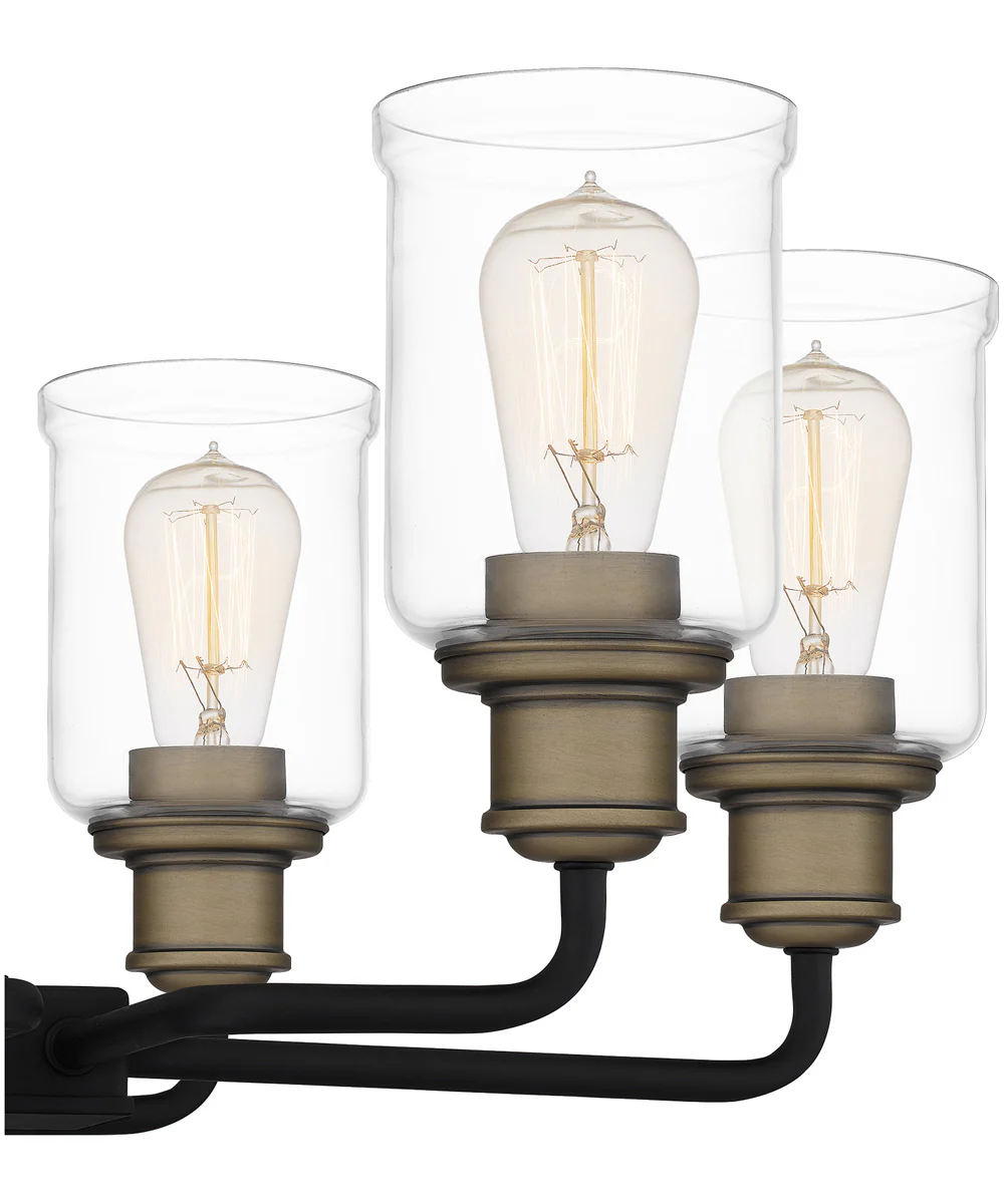 Cox 6-light Chandelier Matte Black - Image 6