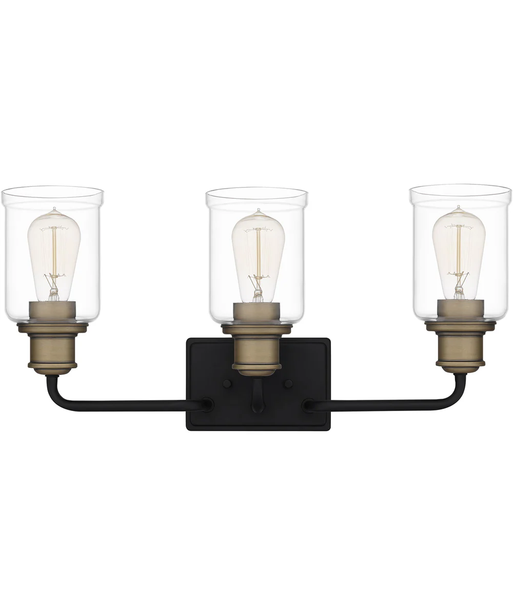 Cox Large 3-light Bath Light Matte Black - Image 3
