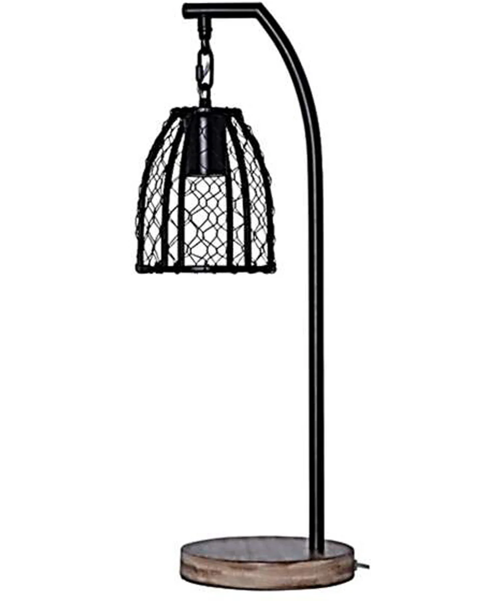 1-Light Table Lamp Flat Black