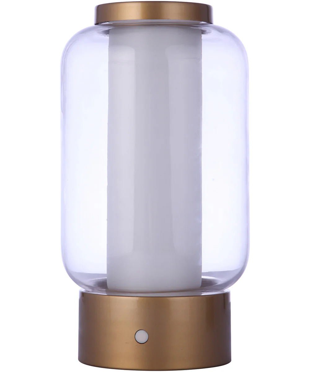 1-Light Table Lamp Satin Brass